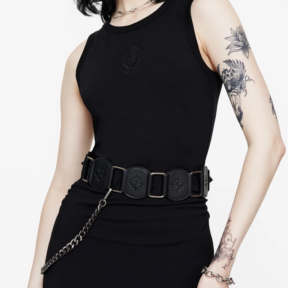 Disturbia Glade Double Strap O Ring Belt